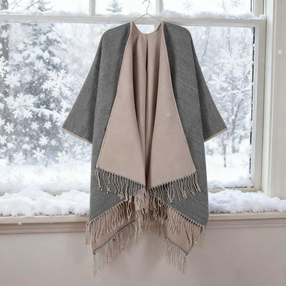 Fashion Women Warm Solid Color Sequin Comfy Casual Regular Solid Wraps Comfortable clothing accessories