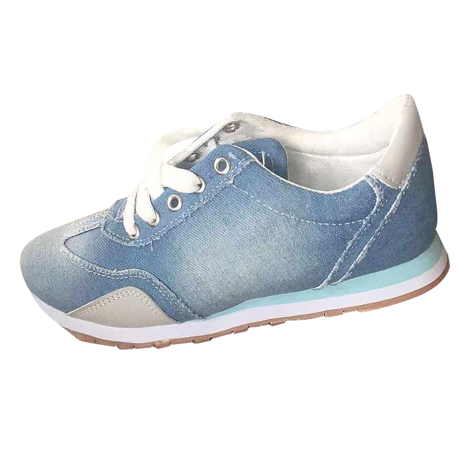 Women's Navy Blue/White Denim Sneakers