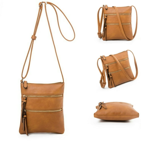 Fashion Women's Crossbody Small Bag, Premium Vintage Crossover Shoulder Bag Valentine's Day Gift - Brown