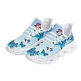 thumbnail image 1 of Fashion Women's Jogging Shoes Dolphin Butterfly Design Ladies Lace-up Mesh Swing Sneakers Wear-resistant Platforms, 1 of 7
