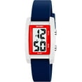 thumbnail image 1 of Fashion Women's  Men's Digital Watch Unisex Big Numbers Dial Rectangular Face Waterproof Silicone Strap LED Watches, 1 of 6
