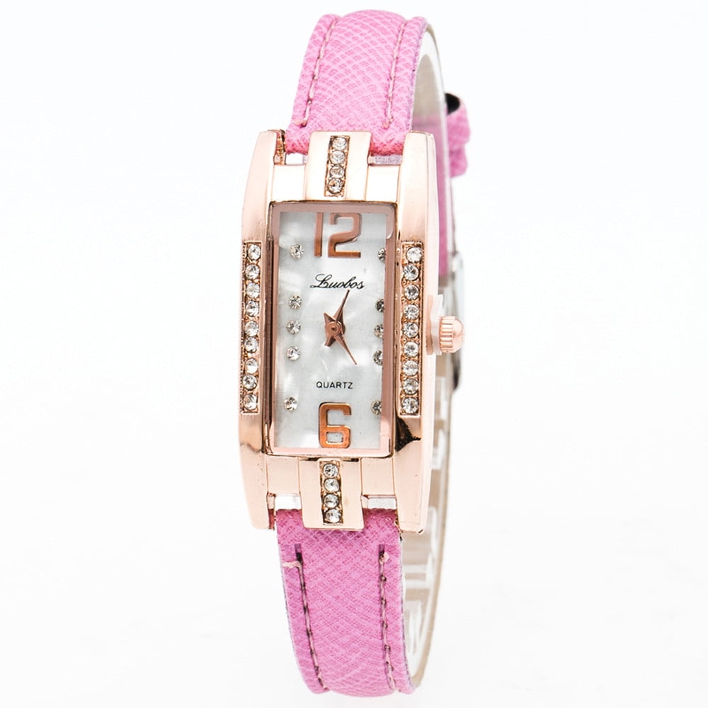 Fashion Women's Pointer Quartz Wrist Watch Stretch Band Watches for Men