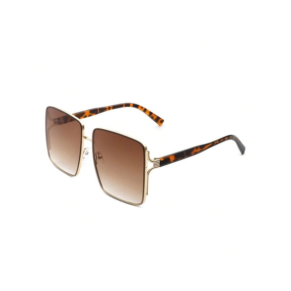 Fashion Women's Retro Square Sunglasses, Oversized Trendy Fashion Style Eyewear