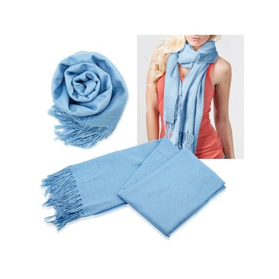 Fashion Women's Scarf Lightweight Long Scarfs Luxury Lady Classic Range Pashmina Silk Solid colors Wraps Shawl Stole Soft Warm Scarves For Women