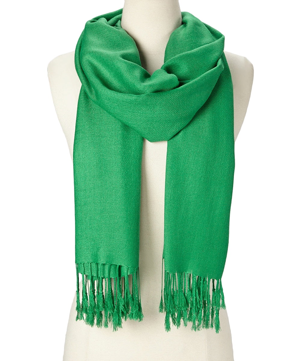 Fashion Women's Scarf Lightweight Long Scarfs Luxury Lady Classic Range Pashmina Silk Solid 