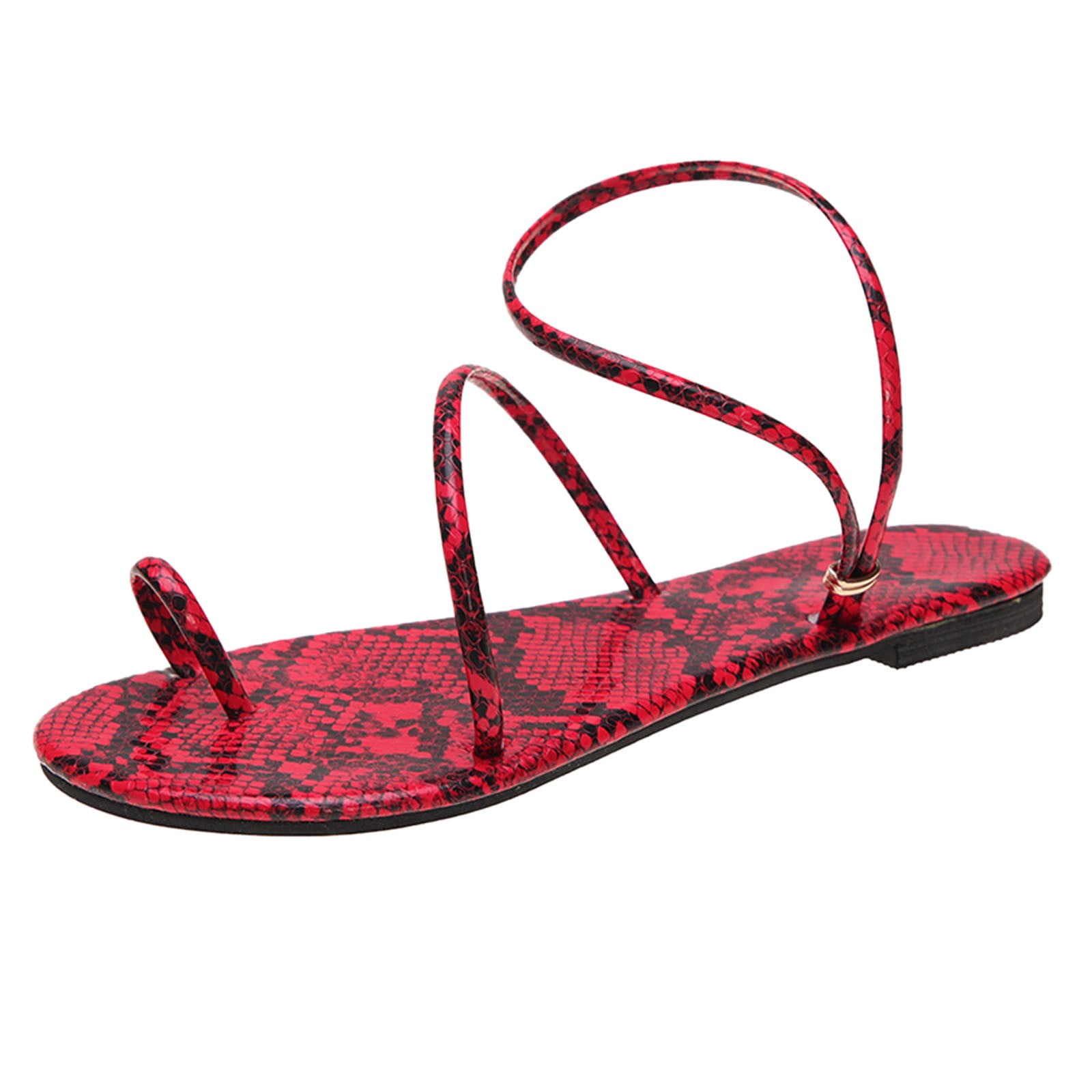 Snake discount print slippers