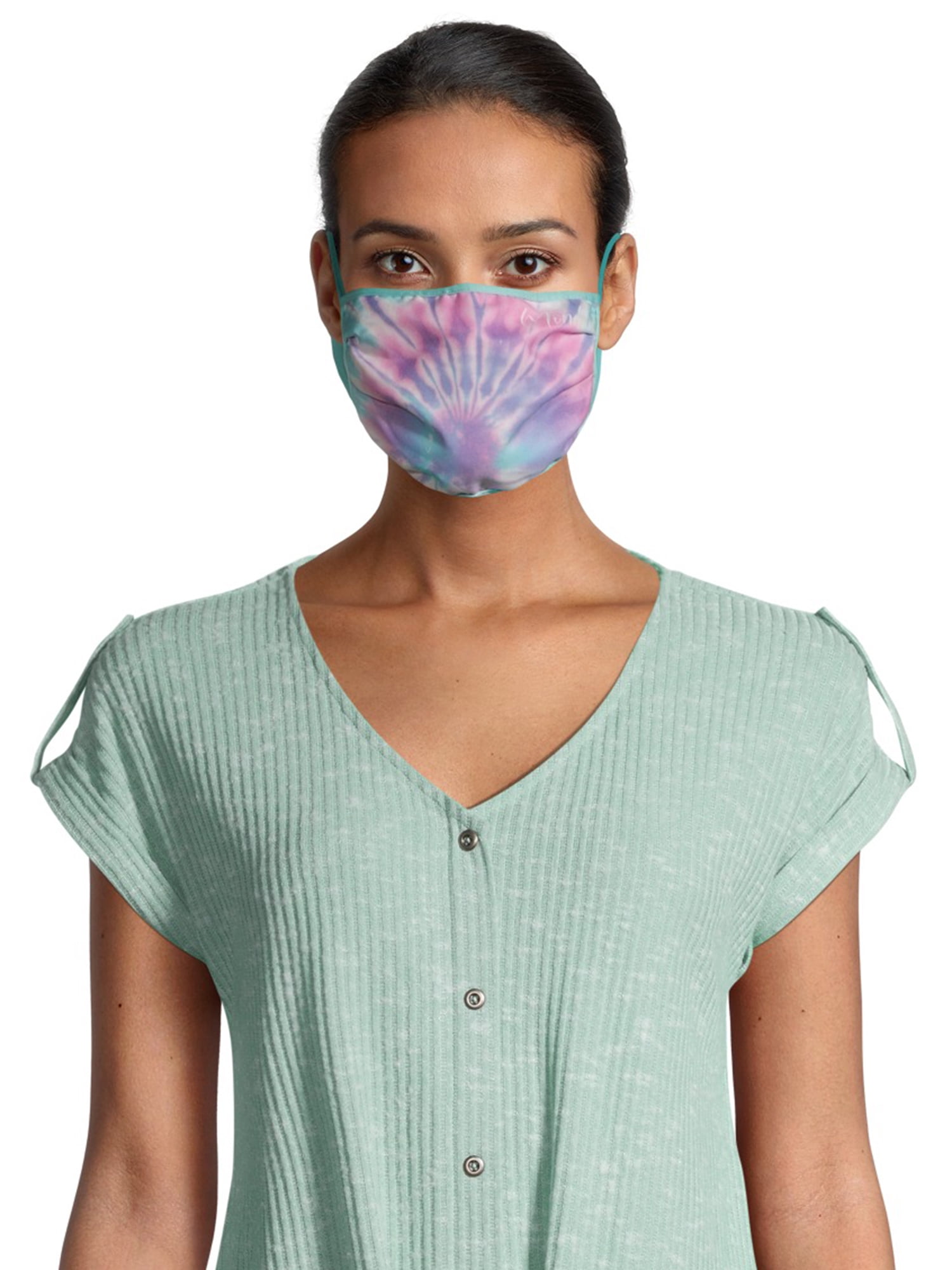 Fashion Women's Tie Dye Days Face Mask, 5-Pack
