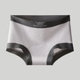 thumbnail image 1 of Fashion Women's Ventilate Underpants Solid Soft Regular Comfortable Briefs Microfiber and Lace Cheeky Breathable Panties Silky Invisible Soft Stretch, 1 of 5