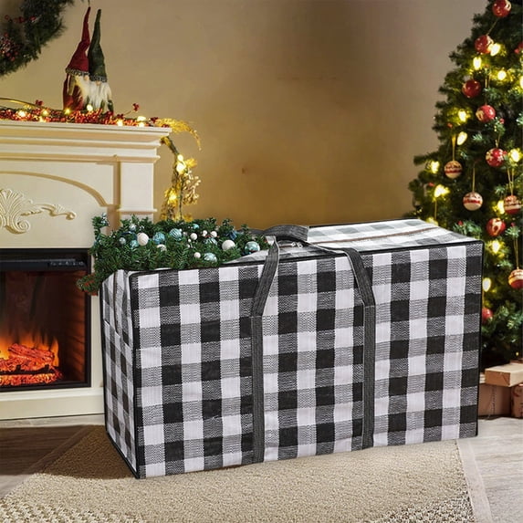 1 Pcs Christmas Decorations Christmas Tree Storage Bag With Handles Waterproof Christmas Wreath Storage Bag Clothes Storage Bag Moving Bags Bedroom Decor