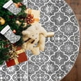 thumbnail image 1 of 1 Pcs Christmas Decor 35in Christmas Tree Skirt Christmas Tree Bottom Decoration For Merry Christmas Party Christmas Tree Decoration Comes With Socks Tree Skirt And Socks Set Home Decor 35in, 1 of 6
