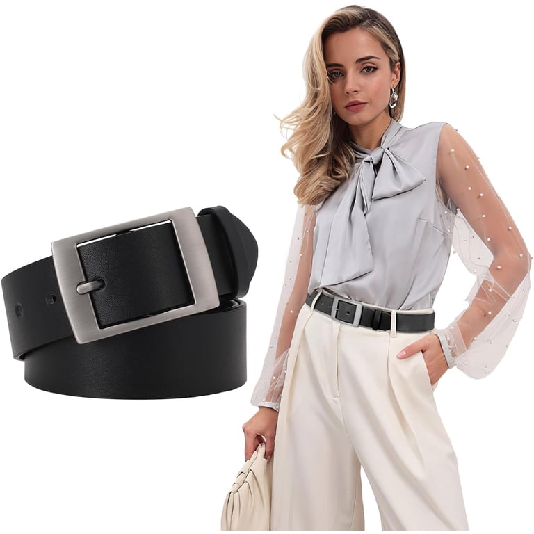 Fashion Womens Faux Leather Belts Waist Belt with Pin Buckle  display picture 1