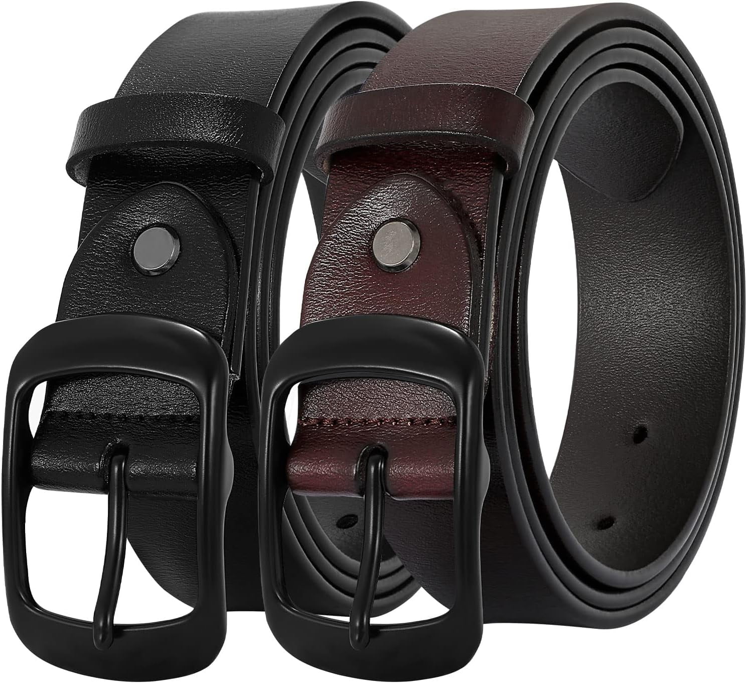 9123 Pu Leather Belts For Women Fashion Soft Adjustable Jeans Dresses Amazon.com: Earnda Women main image 4