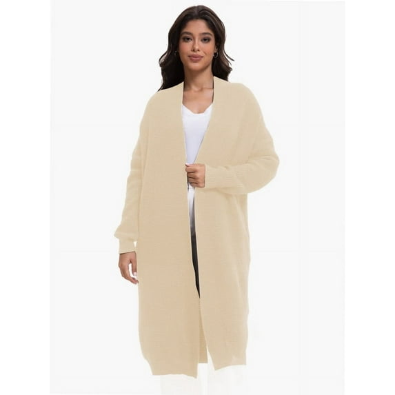 Fashion Womens Long Cardigan Sweaters Oversized Draped Open Front Fall Loose Outerwear