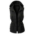 thumbnail image 1 of Fashion Womens Outwear Womens Hooded Vest Jacket Sleeveless Utility Vest For Women, 1 of 4
