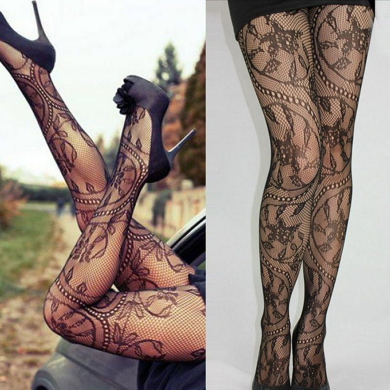 Fashion Womens Sexy Fishnet Pattern Pantyhose Tights Punk Stockings