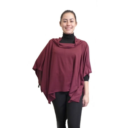 Fashion Womens Tassels Poncho Cape Cardigan Shawl Wrap Knit Sweater Cloak