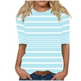 thumbnail image 1 of Fashion Womens Tops 2026 Plus Size Shirts Half Sleeves Casual Shirts Pullover Loose Blouse, 1 of 5