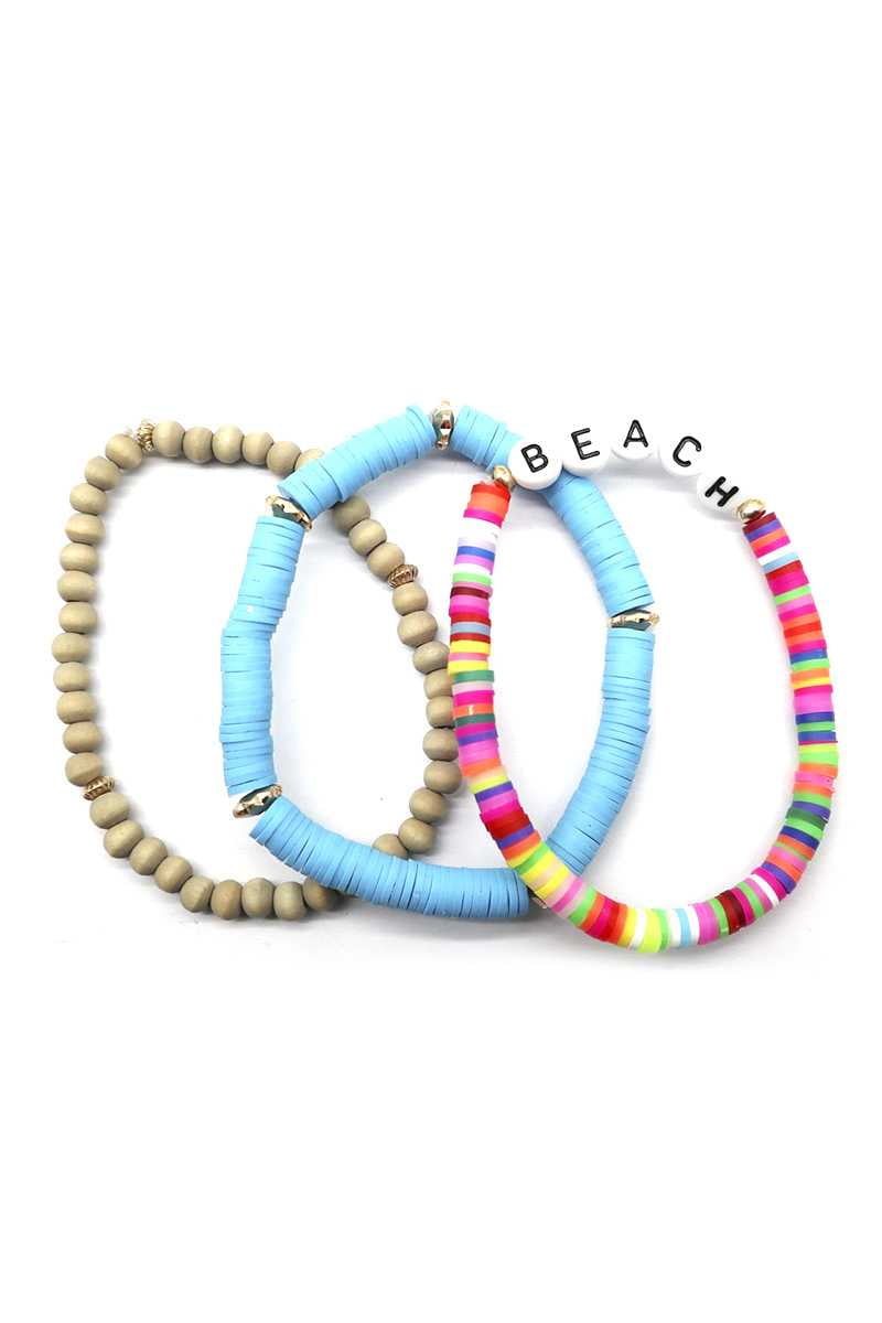 Multi {COLOR POP} Heishi Beads Bracelet