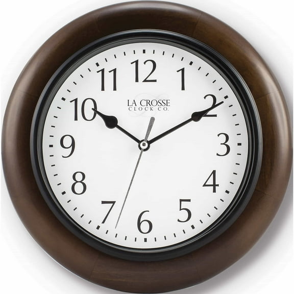 Fashion Wood Wall Clock (10 X 1.25) Made In China -Jewelry By Sweet Pea