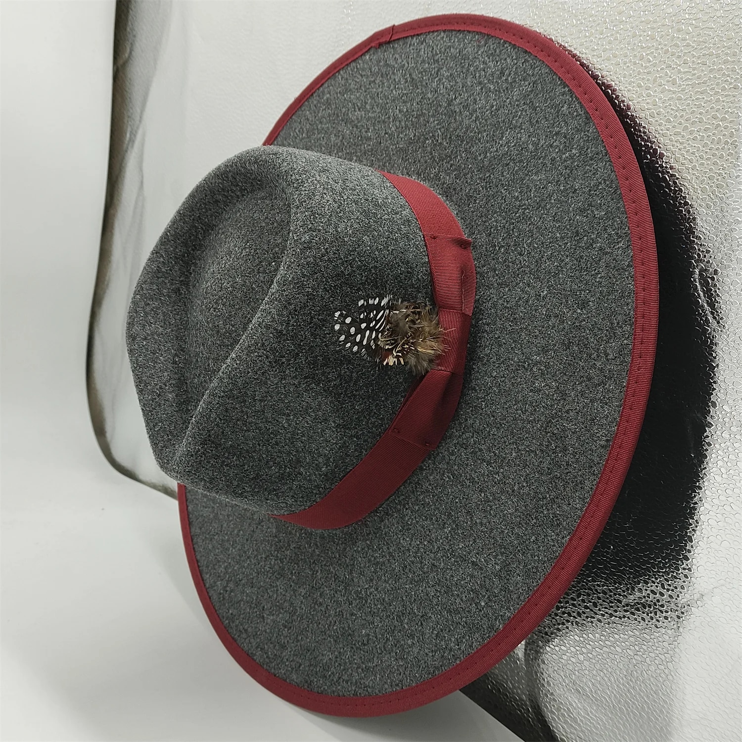 Fancet Ladies 100 Wool Felt Porkpie Hat Fedora Church Panama | Desertcart