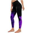 thumbnail image 1 of Fashion Workout Bottoms for Women Women'S Flame Printed Leggings Fitness Running Tight Yoga Pants Skin-Friendly Plus Size Leggings 3X, 1 of 6