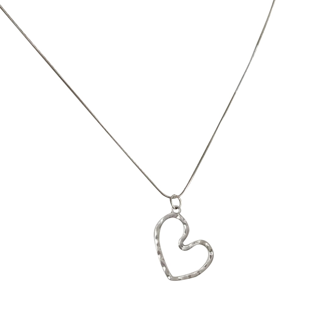 Fashion Y2k Spiral Heart Star Flower Necklace for Men Women Jewelry