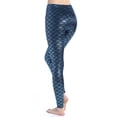 thumbnail image 1 of Fashion Yoga Pants for Women High Waist Stretchy Mermaid Leggings Sport Workout Tight Pants Trouser Blue S-4XL, 1 of 5