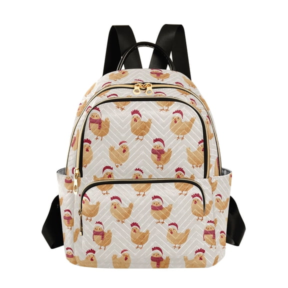 Fashion backpack Brown Chicks quilted backpack women travel backpack suitable for travel sports