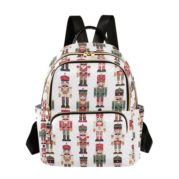 Fashion backpack Cartoon Simple Nutcracker quilted backpack women travel backpack suitable for travel sports