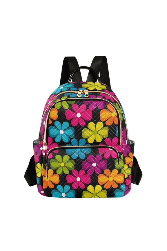 Fashion backpack Hipster Retro Style Flowers quilted backpack women travel backpack suitable for travel sports