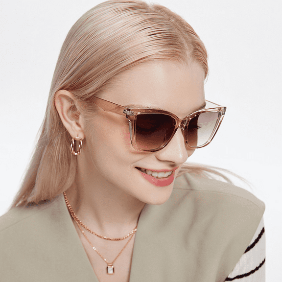 Fashion candy colored sunglasses, women's sunglasses, sun reading glasses, 2025 new model