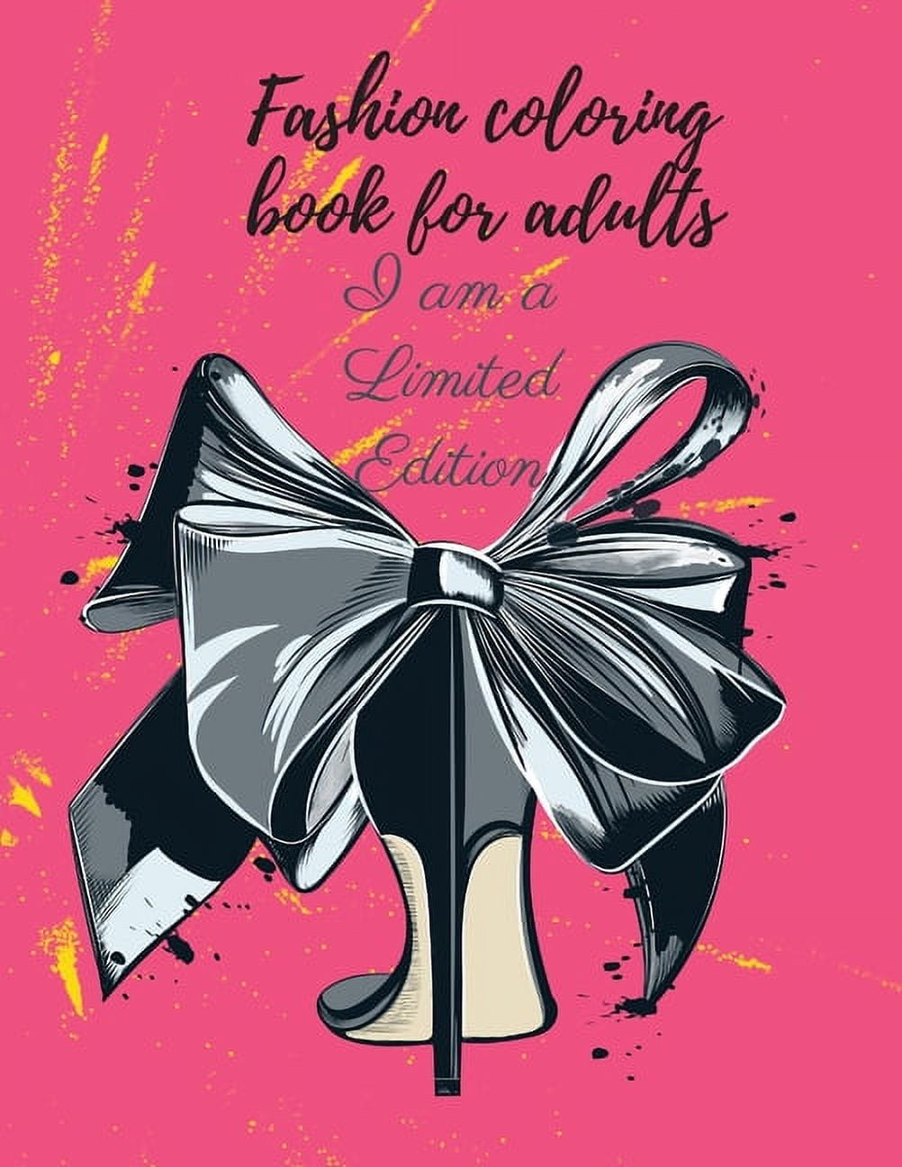 Fashion coloring book for adults, (Paperback)