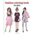 thumbnail image 1 of Fashion coloring book for girls (Paperback), 1 of 1