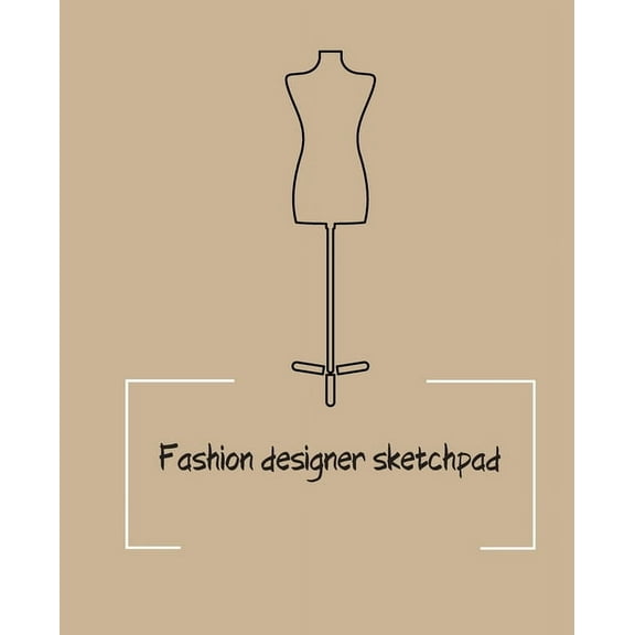 Fashion designer sketchpad: Fashion Sketchpad: 200 Figure Templates for Designing Looks (Sketchpads) YAS!