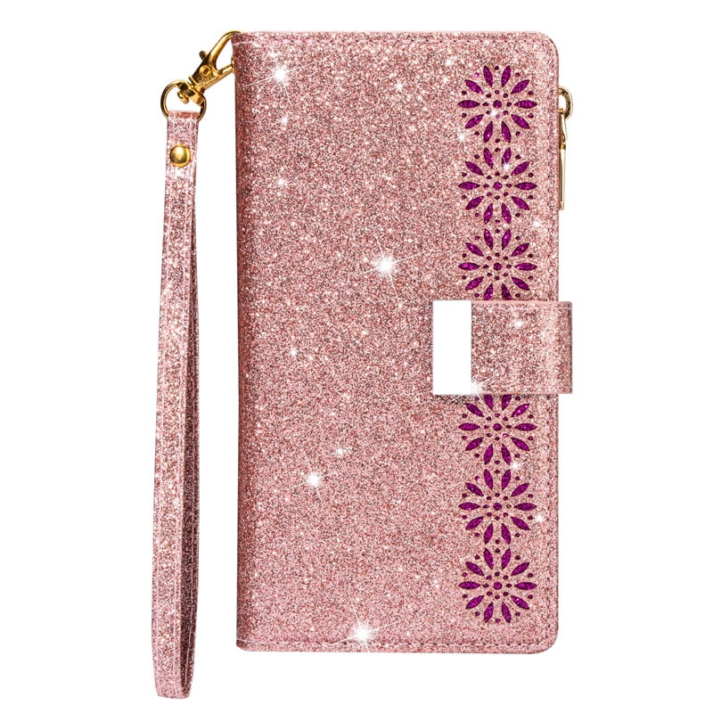 Fashion retro style Shiny Flip Wallet Phone Case For Samsung S25 Edge S24 Ultra S23 FE S22 S21 S25ultra s24plus A36 A26 A56 A16 A06 A55 A15 A35 A05 A25 Card Slots Protective Leather Cover
