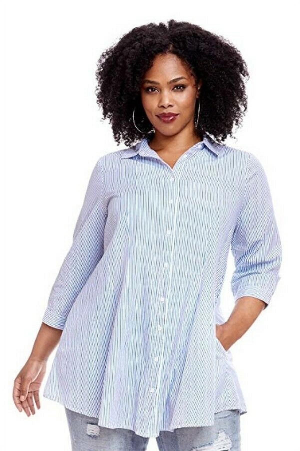Fashion to Figure Women's Plus Size Kennedy A Line Tunic Shirt - Walmart.com