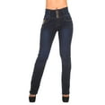 thumbnail image 1 of Fashion2Love Colombian Design Butt Lift High Waist Straight Leg Jeans, 1 of 8