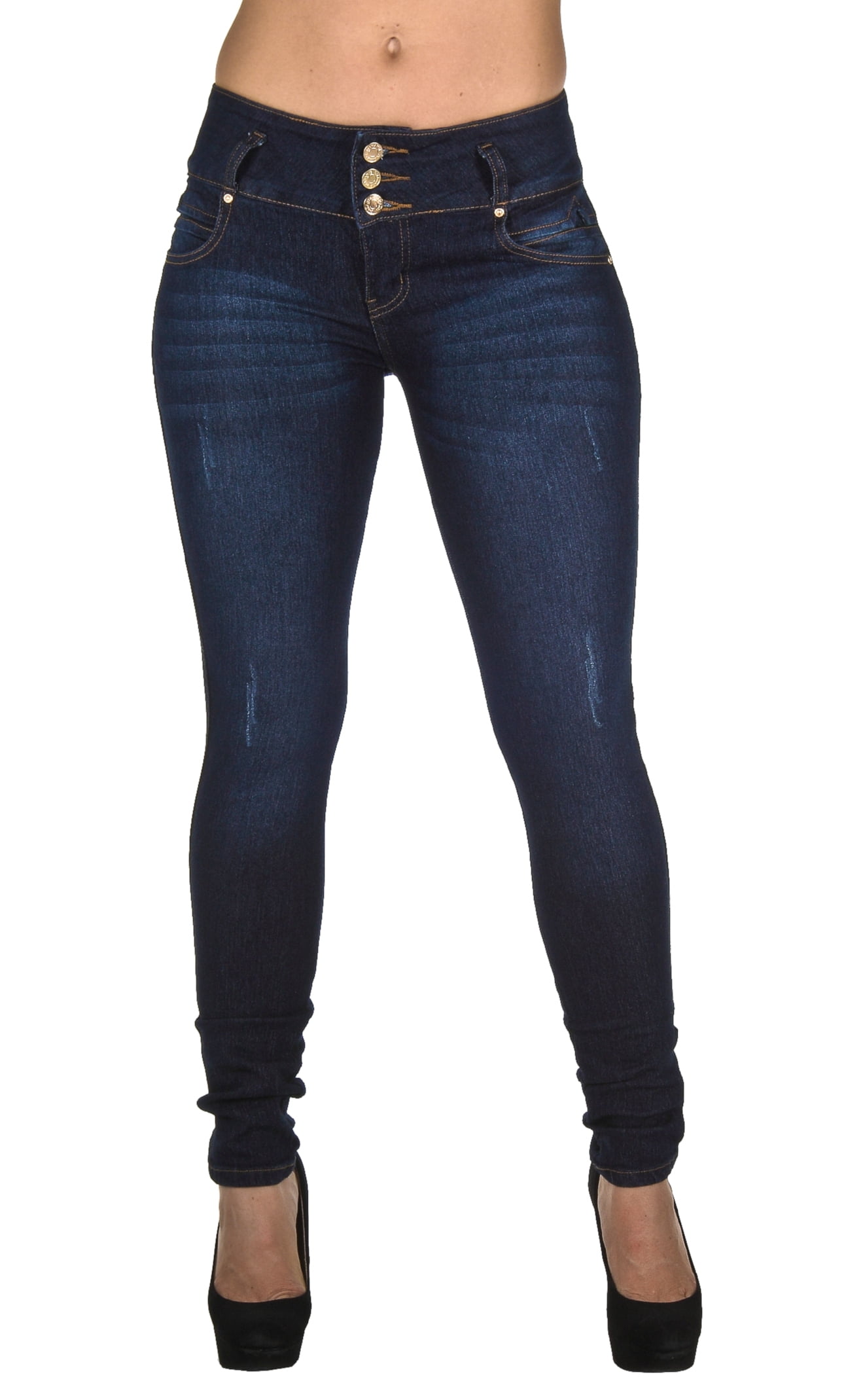 Colombian Design Butt Lift  Stretch Skinny Jeans (N491SK)