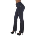 thumbnail image 1 of Fashion2Love Plus Size Butt Lifting Levanta Cola High Waist Boot Leg Jeans, 1 of 8