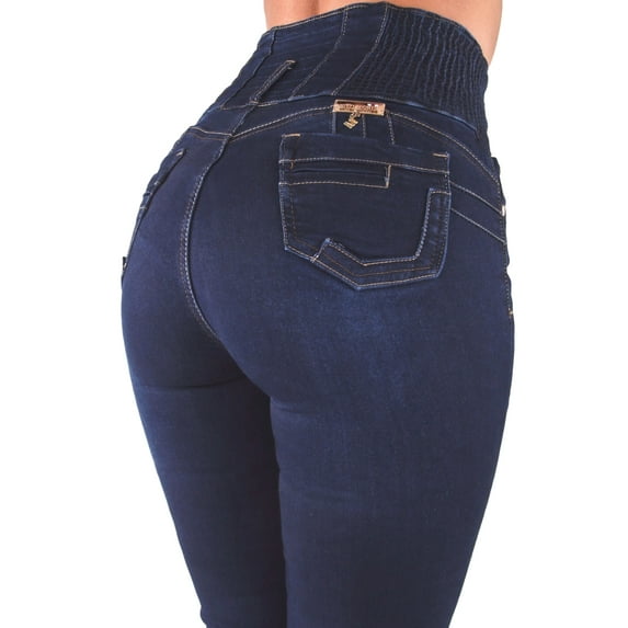 Fashion2Love Plus Size / Junior Brazilian Design Butt Lift High Elastic Waist Skinny Jeans