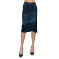 thumbnail image 1 of Fashion2Love Women's Juniors/Plus Size Middle - Length Stretch Denim Pencil Skirt, 1 of 5