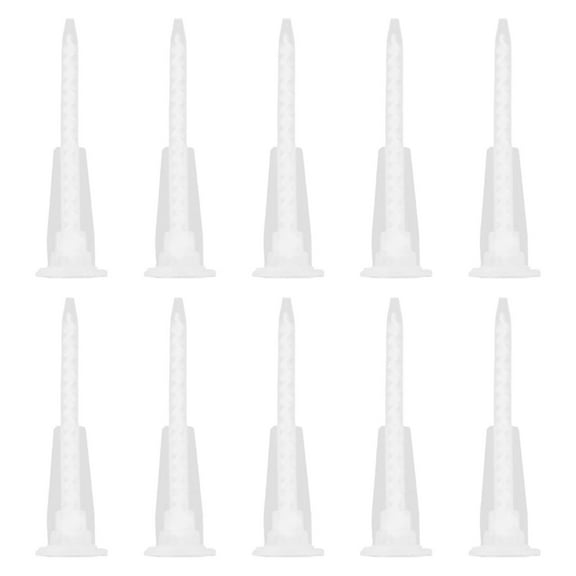 FashionCha 10 Pieces Epoxy Adhesive Mixing Nozzles Accessories Applicator Nozzle for Ab Two 17 sections