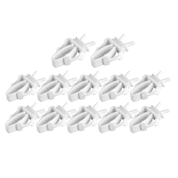 FashionCha 12 Pcs Bird Cage Feeder Parrot Clips Bird Cage Feeder Clip for Budgies Parakeets