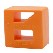 FashionCha 2 In 1 Fast Screwdriver Magnetizer Mini Screwdriver Magnetizer Demagnetizer Tool Orange