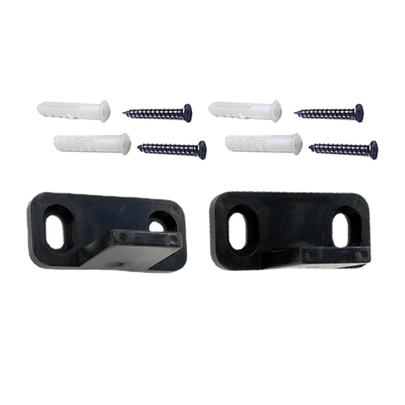 FashionCha 2 Pieces Door Guides Bottom Track Guide Adjustable Floor Mount Bottom Guides for
