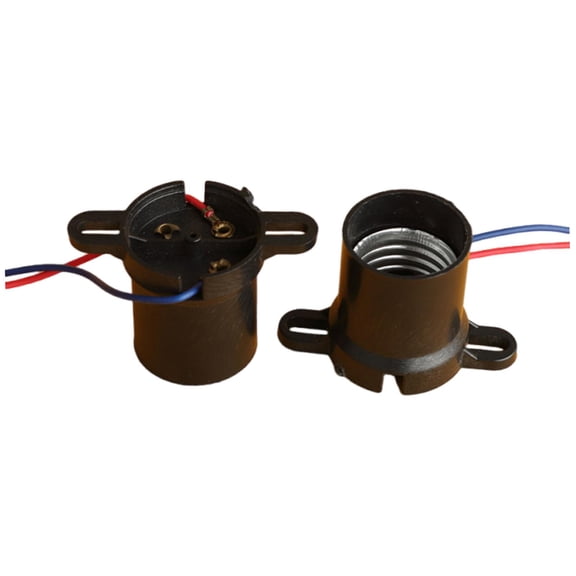 FashionCha 2 Pieces Lamp Socket Assemble for Range Hood Easy Installation Compatibility