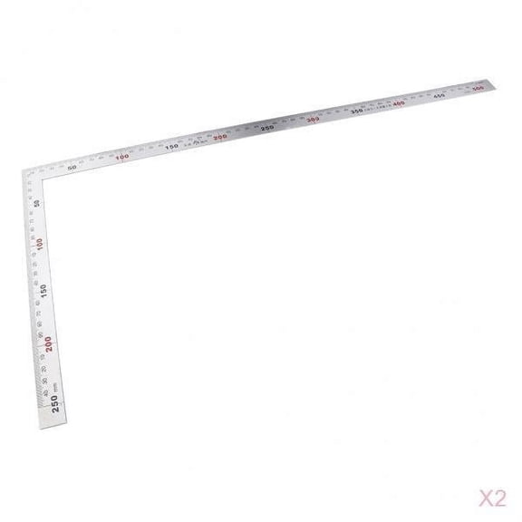 FashionCha 2 Pieces Precision Squares 90 Degrees Square Positioning of square Mini Square