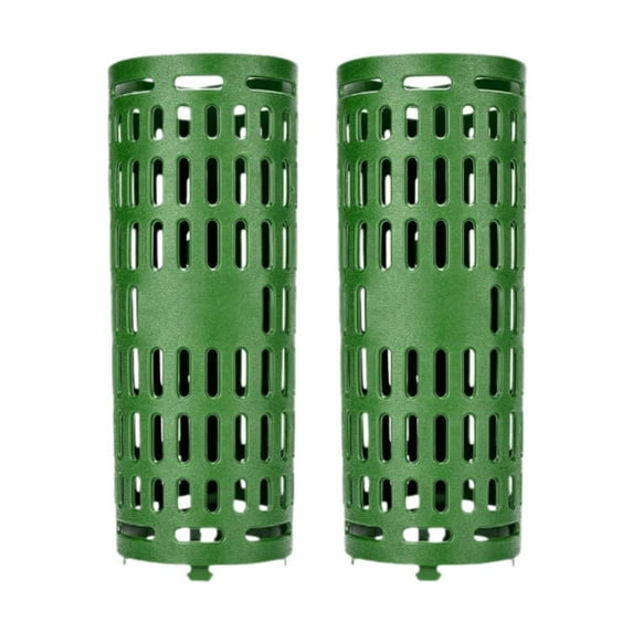 FashionCha 2 Pieces Tree Trunk Protector Animal Barrier Mesh Tree Guard for Fruit Trees green
