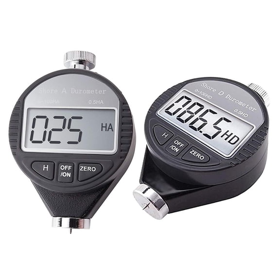 FashionCha 2Pack High Precision Digital Hardness Durometer Tester Tire Meter 35 degree Angle