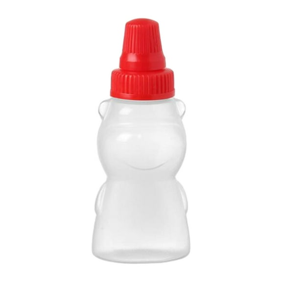 FashionCha 4 Pieces Empty Salad Dressing Container 23ml Mini Ketchup Bottles for Condiments